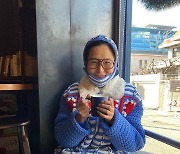 김나영, 사랑스러운 '올블루' 패션..'겨울에 딱'