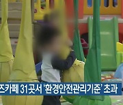 부산 키즈카페 31곳서 '환경안전관리기준' 초과
