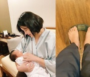 '재미교포♥' 박은지, 다이어트 의지 활활..출산 10일 만에 12kg 감량
