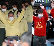 이재명 '매타버스'로 전북 순회..윤석열, 이준석과 부산행