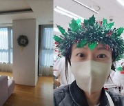 '박준형♥' 김지혜, 으리으리한 90평대 집에 크리스마스 장식은 '앙증'