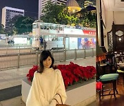 '금융맨♥' 강수정, 럭셔리 레스토랑서 디너..역시 홍콩 부촌댁