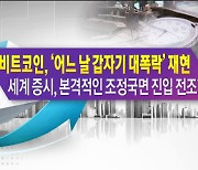 비트코인, '어느 날 갑자기 대폭락' 재현 세계 증시, 본격적인 조정국면 진입 전조? [한상춘의 지금세계는]