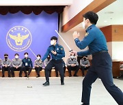 "꼼짝마" 충북경찰, 신임경찰관 현장 대응력 강화 특별훈련