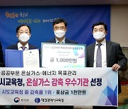 대전시교육청 '온실가스 감축 잘한다'..전국 교육청 1위