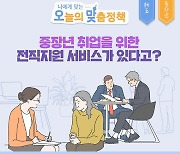 [오맞! 이 정책] 중장년 재취업 돕는 무료 서비스가 있다고?