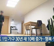 경기도 1인 가구 30년 새 10배 증가..행복·만족↓