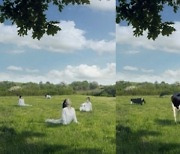 풀밭 여성이 젖소로 변신..서울우유 광고 '뭇매'