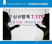 [모멘트] 로나 확진사상 최다, 7천175명 기록