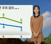 [날씨] 주말 추위 없지만 공기질 말썽..일요일 다시 찬바람