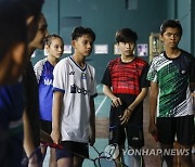 INDONESIA PHOTO SET BADMINTON