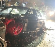 경기 광주서 리콜 앞둔 BMW 차량 주행 중 화재