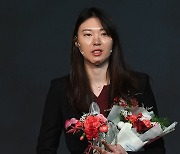 [포토]양효진, 여자배구대표팀 최우수상 감사해요