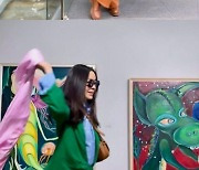 '사업가♥' 이혜영, 한남동 사모님은 패션도 남달라.. 과감한 컬러 조합