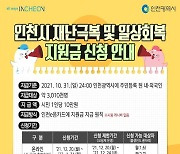 인천시, 20일부터 全시민에 일상회복지원금 10만원 지급