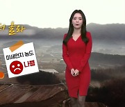 [날씨] 충북 오늘 밤부터 비 조금..내일 미세먼지 '나쁨'