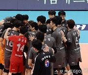 [ST포토] 대한항공, KB손해보험에 3-2 승리