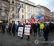 POLAND PROTEST AGAINST NEW MEDIA LAW