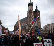 POLAND PROTEST AGAINST NEW MEDIA LAW