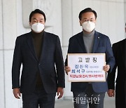 국민의힘, 김진욱 공수처장-최석규 부장검사 고발장 제출