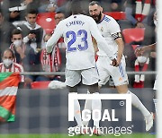 [GOAL 리뷰] '벤제마 멀티골' 레알, 빌바오에 2-1 승리..15G무패