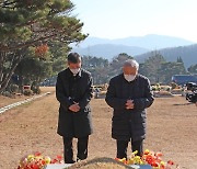 전·현직 서울대교구장, 김수환·정진석 묘소 참배
