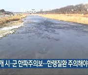 충북 4개 시·군 한파주의보..한랭질환 주의해야