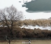 꽁꽁 언 한강 덮은 눈이불 [포토뉴스]