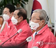 국힘 선대위 "전원 사의 표명"..김종인 거취 놓고 번복 혼선(종합)