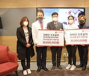 최혜진 프로골퍼·팬카페, 고려대의료원에 3,000만 원 기부