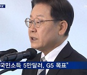 [선택 2022] 이재명 "국민소득 5만 달러 목표".."설 전에 추경 30조"