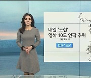 [날씨] 내일 절기 '소한' 강추위..동쪽 메마른 대기