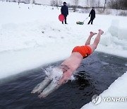 Russia Ice Swimming