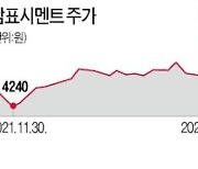 시멘트값 18% 인상..주가도 덩달아 '점프'