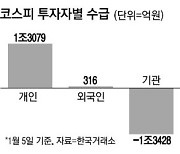 기관 변심에..코스피 1월 효과 사라지나