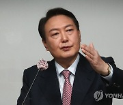 선대위 해산 및 입장 발표 기자회견하는 윤석열 후보