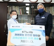 KT노조, 창립 40주년 맞아 산재노동자 2500명 지원