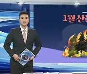 [그래픽뉴스] 1월 산불 위험