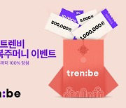 트렌비, 최고 100만원 쇼핑지원금 '명품 복주머니' 이벤트
