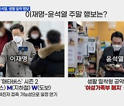 [뉴스와이드] 이재명·윤석열 '주말 민생 행보'..득실은?