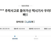 "발로 차도 쓰러질정도"..'5층서 추락' 택시 유족의 절규