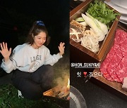 '최태준♥' 박신혜, 임신하더니 몸보신 철저히..신사동서 즐기는 日 요리