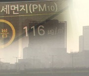 잿빛 미세먼지에 갇힌 수도권 · 충남..서울은 '평소 6배'