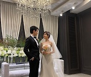 김수지 아나운서 '♥한기주'와 결혼 "오열할까 걱정했는데.."