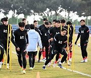 U-23 축구대표팀, 제주에서 힘찬 담금질' [사진]
