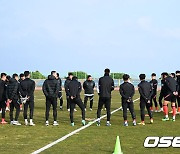 U-23 축구 대표팀,'제주에서 첫 훈련 시작' [사진]