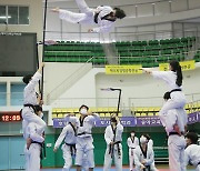 세계태권도연맹 시범단, 동신대 찾아 새해 첫 전지훈련 '눈길'