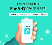 조각투자 플랫폼 '피스', 52억원 초기 투자 유치