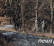 화성시 야산에 F-5E 전투기 1대 추락