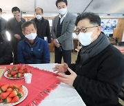 김현수 장관 "딸기, 1월 중순부터 가격 안정될 것"
